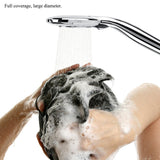 3 Spraying Mode Digital Display Handheld Shower Head with 3-color Temperature Control LED Light