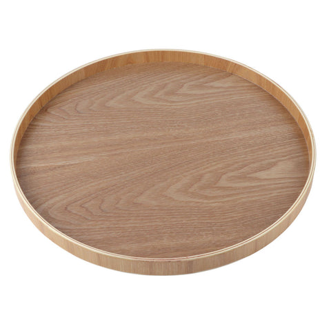 Round Shape Solid Wood Tea Coffee Snack Food Meals Serving Tray Plate Restaurant Trays Wooden In Australia - Darrahopens