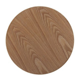 Round Shape Solid Wood Tea Coffee Snack Food Meals Serving Tray Plate Restaurant Trays Wooden