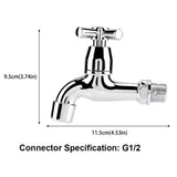 Plastic Washing Machine Faucet Sink Basin Water Tap with Single Spout & Handle #3