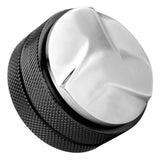 Antislip Stainless Steel Smart Coffee Tamper 58mm Diameter With Three Angled Slopes Black