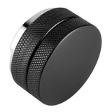 Antislip Stainless Steel Smart Coffee Tamper 58mm Diameter With Three Angled Slopes Black