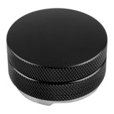 Antislip Stainless Steel Smart Coffee Tamper 58mm Diameter With Three Angled Slopes Black