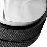 Antislip Stainless Steel Smart Coffee Tamper 58mm Diameter With Three Angled Slopes Black