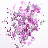 Birthday Round Sequins Aniversary Celebration Decorative Scatters Confetti Decoration