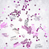 Birthday Round Sequins Aniversary Celebration Decorative Scatters Confetti Decoration