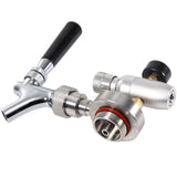 Stainless Steel Beer Spear Faucet Tap Dispenser Kit for 2L/3.6L/4L Mini Keg Beer Growler