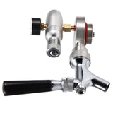 Stainless Steel Beer Spear Faucet Tap Dispenser Kit for 2L/3.6L/4L Mini Keg Beer Growler