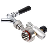 Stainless Steel Beer Spear Faucet Tap Dispenser Kit for 2L/3.6L/4L Mini Keg Beer Growler