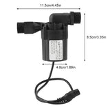 DC 12V 18W Brewing Homebrew Pump Circulation Brushless Beer Pumps(with connector)
