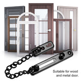 Stainless Steel Durable Anti theft Chain Lock Security Guard Inside Door Home Hotel(1#)
