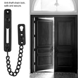 Stainless Steel Durable Anti theft Chain Lock Security Guard Inside Door Home Hotel(1#)