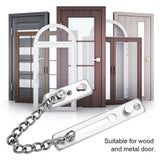 Stainless Steel Durable Anti theft Chain Lock Security Guard Inside Door Home Hotel(2#)