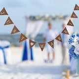 Burlap Triangle Banner Hanging Flags for Party Wedding Bridal Proposal Decoration 01 In Australia - Darrahopens