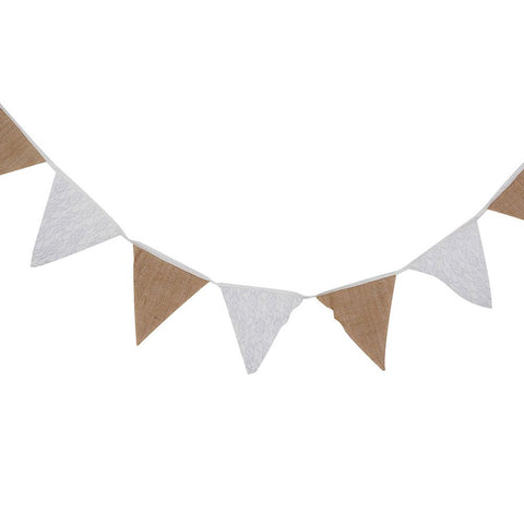 Burlap Triangle Banner Hanging Flags for Party Wedding Bridal Proposal Decoration 03 In Australia - Darrahopens
