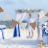 Burlap Triangle Banner Hanging Flags for Party Wedding Bridal Proposal Decoration 03