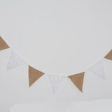 Burlap Triangle Banner Hanging Flags for Party Wedding Bridal Proposal Decoration 03