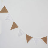 Burlap Triangle Banner Hanging Flags for Party Wedding Bridal Proposal Decoration 03 In Australia - Darrahopens