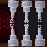 24Pcs Three layer Cake Topper Wedding Cake Birthday Party Food Decoration In Australia - Darrahopens