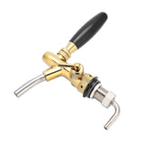 G5/8 Chrome Plating Stainless Steel Adjustable Beer Dispenser Tap Faucet for Home Bar(Gold) In Australia - Darrahopens