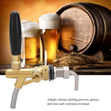 G5/8 Chrome Plating Stainless Steel Adjustable Beer Dispenser Tap Faucet for Home Bar(Gold) In Australia - Darrahopens