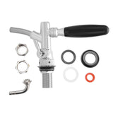 G5/8 Chrome Plating Stainless Steel Adjustable Beer Dispenser Tap Faucet for Home Bar(Silver) In Australia - Darrahopens