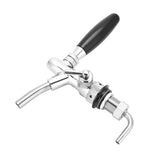 G5/8 Chrome Plating Stainless Steel Adjustable Beer Dispenser Tap Faucet for Home Bar(Silver)