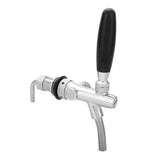 G5/8 Chrome Plating Stainless Steel Adjustable Beer Dispenser Tap Faucet for Home Bar(Silver)