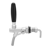 G5/8 Chrome Plating Stainless Steel Adjustable Beer Dispenser Tap Faucet for Home Bar(Silver)
