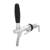 G5/8 Chrome Plating Stainless Steel Adjustable Beer Dispenser Tap Faucet for Home Bar(Silver)