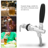 G5/8 Chrome Plating Stainless Steel Adjustable Beer Dispenser Tap Faucet for Home Bar(Silver) In Australia - Darrahopens