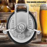 Homebrew Cornelius Style Keg Carbonation Keg Lid with 0.5 Micron Diffusion Stone In Australia - Darrahopens