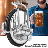 Homebrew Cornelius Style Keg Carbonation Keg Lid with 0.5 Micron Diffusion Stone In Australia - Darrahopens