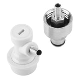 Homebrew Stainless Carbonation Cap Carbonator with Liquid Ball Lock Disconnect 1/4" Barb Hot