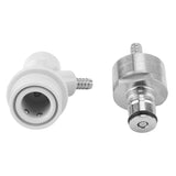 Homebrew Stainless Carbonation Cap Carbonator with Liquid Ball Lock Disconnect 1/4" Barb Hot
