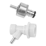 Homebrew Stainless Carbonation Cap Carbonator with Liquid Ball Lock Disconnect 1/4" Barb Hot