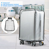 PVC Transparent Dust Proof Luggage Suitcase Cover Waterproof Trolley Case Protecter 28in