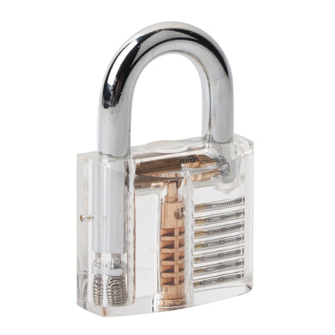 Padlock Set Pick Cutaway Practice Lock With Key Removing Hook Kit Tool Transparent In Australia - Darrahopens