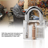 Padlock Set Pick Cutaway Practice Lock With Key Removing Hook Kit Tool Transparent In Australia - Darrahopens