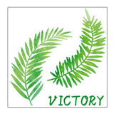 Modern Fresh Style Nordic Leaves Pattern Decoration Wall Sticker for Bedroom Living Room In Australia - Darrahopens