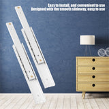 2pcs/ Set Mini Aluminum Alloy Durable Smooth Slideway for Drawer Cabinet(100mm)