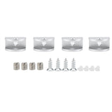 4Pcs Space Aluminum Glass Clamp Holder Window Fixing Clip Arc Bracket for Thickness 5-8mm S In Australia - Darrahopens