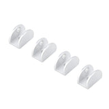 4Pcs Space Aluminum Glass Clamp Holder Window Fixing Clip Arc Bracket for Thickness 5-8mm S In Australia - Darrahopens