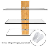 4Pcs Space Aluminum Glass Clamp Holder Window Fixing Clip Arc Bracket for Thickness 5-8mm S In Australia - Darrahopens