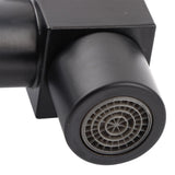 Black Brass Square Washing Machine Faucet Wall Mount Laundry Cold Water Tap(Mop Pool)