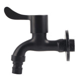 304 Stainless Steel Black Wall Mount Tap Garden Water Faucet for Bathroom(Washing Machine) In Australia - Darrahopens