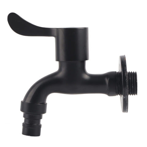 304 Stainless Steel Black Wall Mount Tap Garden Water Faucet for Bathroom(Washing Machine) In Australia - Darrahopens