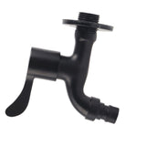 304 Stainless Steel Black Wall Mount Tap Garden Water Faucet for Bathroom(Washing Machine) In Australia - Darrahopens