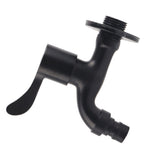 304 Stainless Steel Black Wall Mount Tap Garden Water Faucet for Bathroom(Washing Machine) In Australia - Darrahopens
