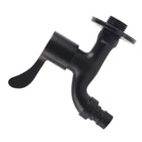 304 Stainless Steel Black Wall Mount Tap Garden Water Faucet for Bathroom(Washing Machine) In Australia - Darrahopens